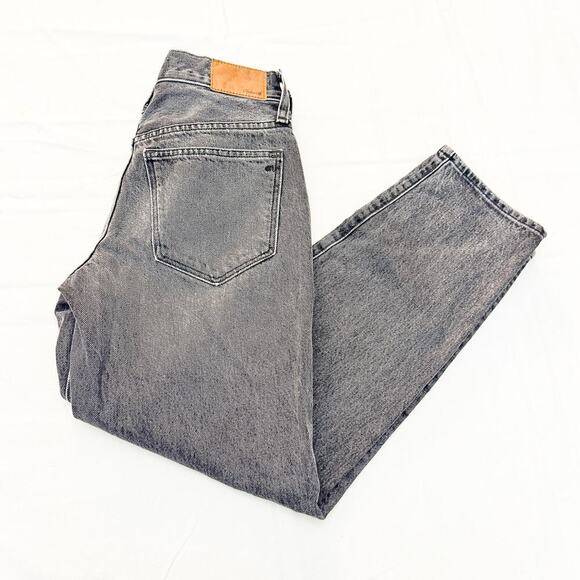 Madewell The Slouchy Boyjean Gray Wash Denim Jeans Zip Fly Size 23P - Picture 8 of 8